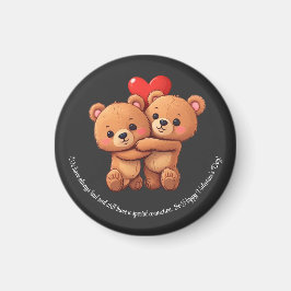 2本の漫画は抱きしめている。 マグネット