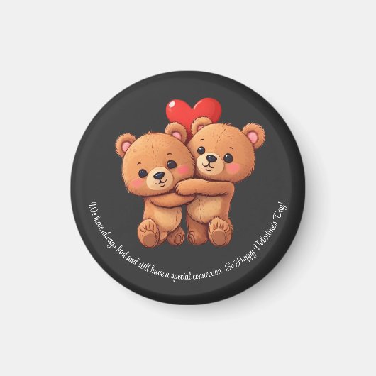 2本の漫画は抱きしめている。 マグネット (正面)