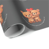 2本の漫画は抱きしめている。 ラッピングペーパー (ロールコーナー)