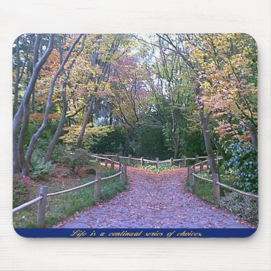 2本の道 マウスパッド (正面)