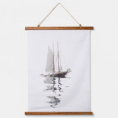 2本マストのスクーナー船とドリー（1894年） 吊り下げ型タペストリー (正面)