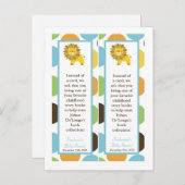 2本マークジャングルキングライオンサファリ動物園 インビテーションポストカード (正面/裏面)