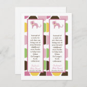 2本マークジャングルクイーンタイガーサファリ動物園 インビテーションポストカード (正面/裏面)