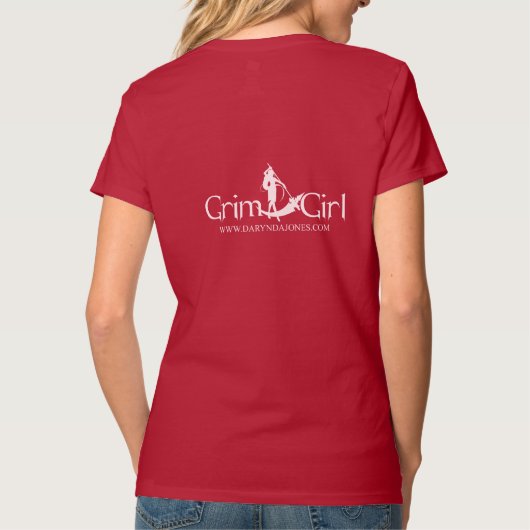 2杯の飲み物の遠くになTシャツ Tシャツ (裏面)