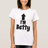 2枚おもしろいのシャパーソナライズされたツ Tシャツ (正面)