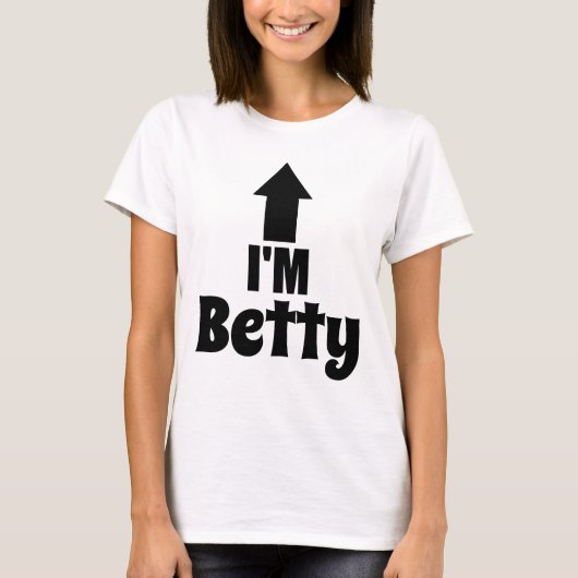 2枚おもしろいのシャパーソナライズされたツ Tシャツ (正面)