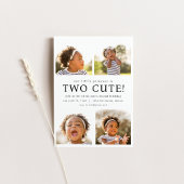 2枚かわいい第2誕生日招待状(写真あり) 招待状