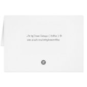 2枚のインディアンノートカード (裏面横)