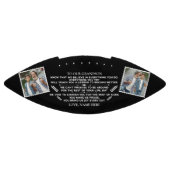 2枚のカスタム写真で孫への贈り物 アメリカンフットボール (パネル)