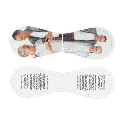 2枚のカスタム写真で孫への贈り物 野球ボール (パネル)