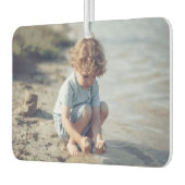 2枚のカスタム写真をパーソナライズ カーエアーフレッシュナー (左)