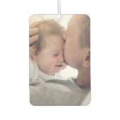 2枚のカスタム写真をパーソナライズ カーエアーフレッシュナー (正面)