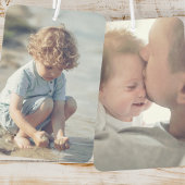 2枚のカスタム写真をパーソナライズ カーエアーフレッシュナー