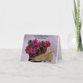 2枚のカメの鳩カード シーズンカード (裏面)