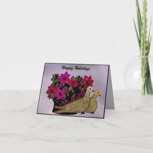 2枚のカメの鳩カード シーズンカード (正面)