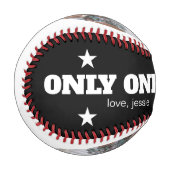 2枚のパパのように1枚のみ 野球ボール (正面左)