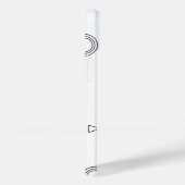 2枚のパーソナライズされた写真抽象芸術 Case-Mate iPhoneケース (裏面 / 右)