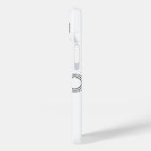 2枚のパーソナライズされた写真抽象芸術 Case-Mate iPhoneケース (裏面 / 左)