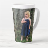 2枚のフォトコーヒーマグ、12または17オンスのラテマグ カフェラテマグ (右アングル)