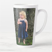 2枚のフォトコーヒーマグ、12または17オンスのラテマグ カフェラテマグ (右)