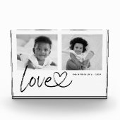 2枚のモダンフォトラブフォトブロック フォトブロック (正面)