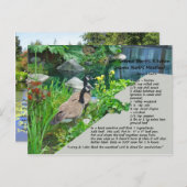 2枚のレシピはがき ポストカード (正面/裏面)