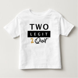 2枚のレジやめット、2番目の誕生日シャツ、幼児 トドラーTシャツ