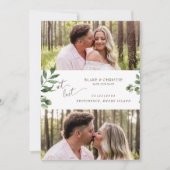 2枚の写真が最後結婚に セーブザデート (正面)