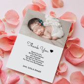 2枚の写真が誕生のお知らせ |カー生まれたばかりのド エンクロージャーカード