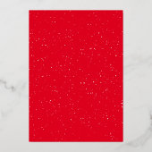 2枚の写真が輝くゴールドのモダンなクリスマスカード 箔シーズンカード (裏面)