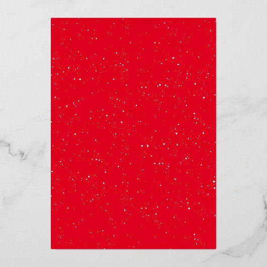 2枚の写真が輝くゴールドのモダンなクリスマスカード 箔シーズンカード (裏面)