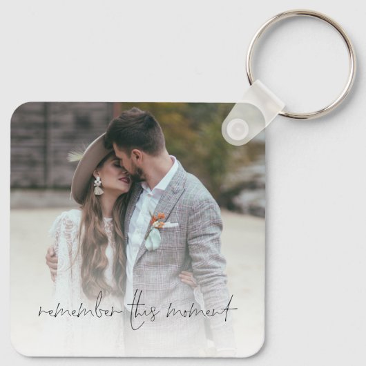 2枚の写真この瞬間を思い出すKeepsake Ke キーホルダー (裏面)
