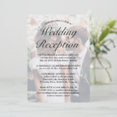 2枚の写真だけのエレガントな結婚式　極秘の挙式 招待状 (スタンド正面)