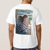 2枚の写真で作る オリジナル両面プリント  Tシャツ (裏面)