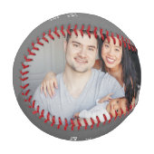 2枚の写真とタイプライター文字 |お父様の日 野球ボール (正面左)