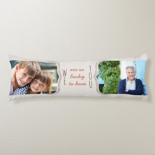 2枚の写真なので、中立を持っている ボディピロー (正面)