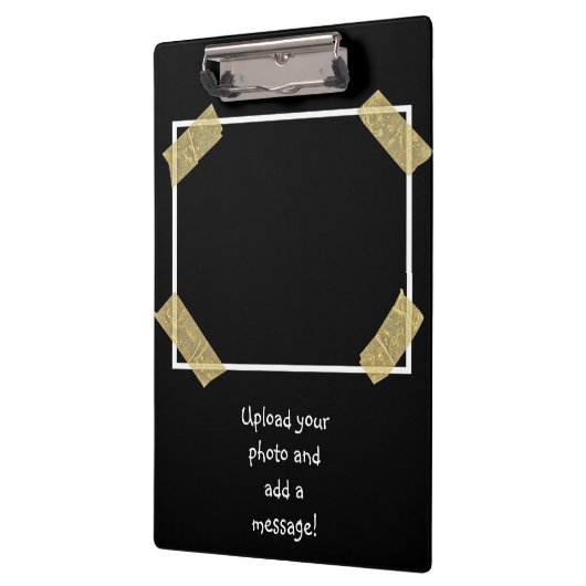 2枚の写真のアップロードと個人カスタムメッセージの追加 クリップボード (左)