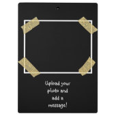 2枚の写真のアップロードと個人カスタムメッセージの追加 クリップボード (裏面)