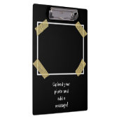 2枚の写真のアップロードと個人カスタムメッセージの追加 クリップボード (右)