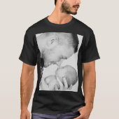 2枚の写真のオリジナル両面プリント Tシャツ (正面)