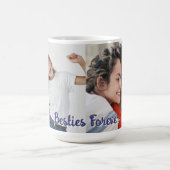 2枚の写真のベストフレンド コーヒーマグカップ (中央)