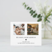 2枚の写真の手書き文字 | Elegent発表 ポストカード (スタンド正面)