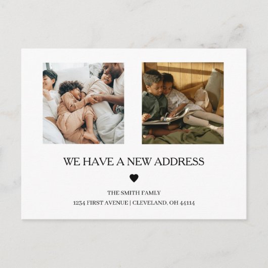 2枚の写真の手書き文字 | Elegent発表 ポストカード (正面)