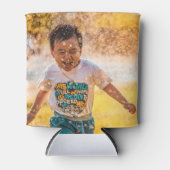 2枚の写真を両面から作成 缶クーラー (正面)