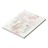 2枚の写真を自動的にライトトーンに変換する背景 ノートパッド (回転)