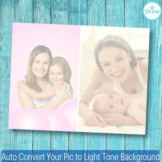 2枚の写真を自動的にライトトーンに変換する背景 ノートパッド