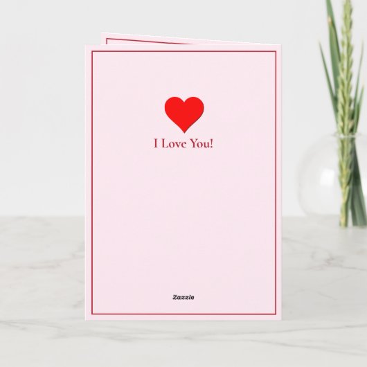 2枚の写真を追加 - バレンタインのカップケーキにスパンコール カード (裏面)