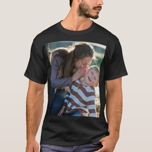 2枚の写真カスタム  Tシャツ (正面)