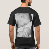 2枚の写真カスタム  Tシャツ (裏面)
