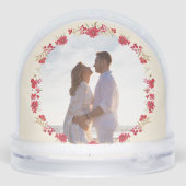 2枚の写真クリスマスホリデーボタニカルリース (裏面)